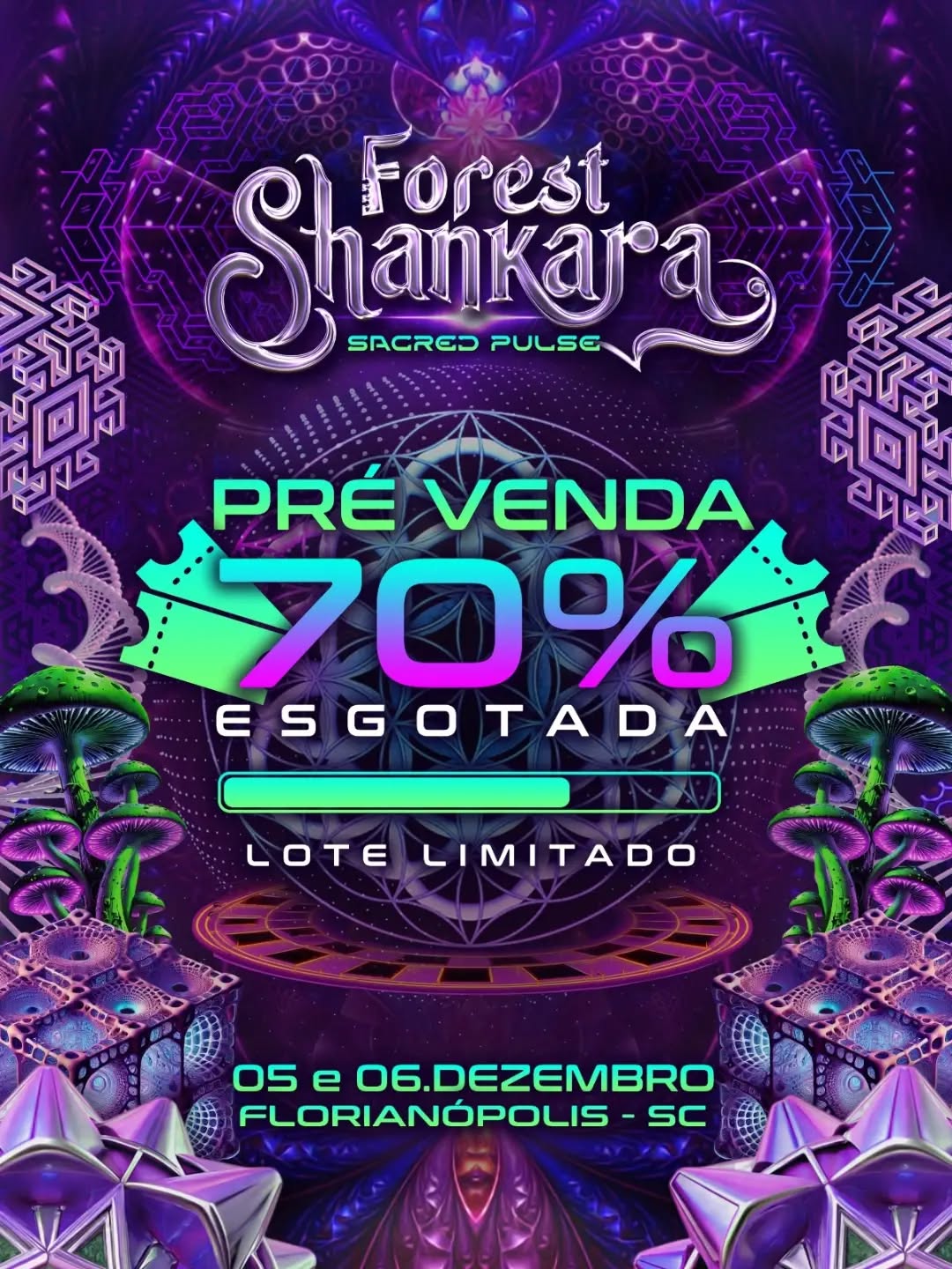 ⏳ Pré-venda 70%